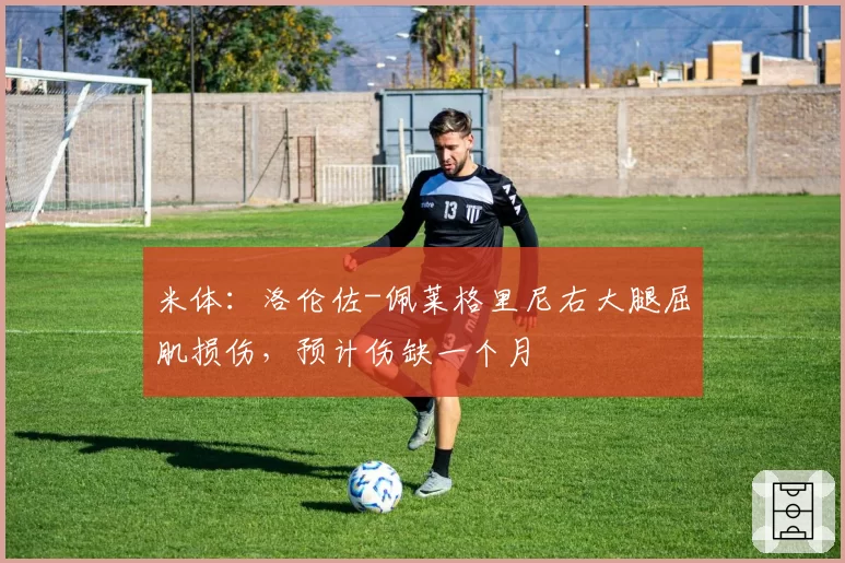 米体：洛伦佐-佩莱格里尼右大腿屈肌损伤，预计伤缺一个月